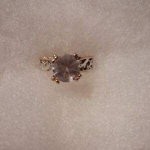 Elegant Silver and Gold Women's Ring, Costume Jewlery.